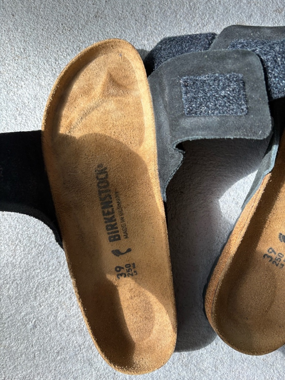 Birkenstock Oita black 2 strap suede sandals size 8/39🔥 EUC - Picture 12 of 14